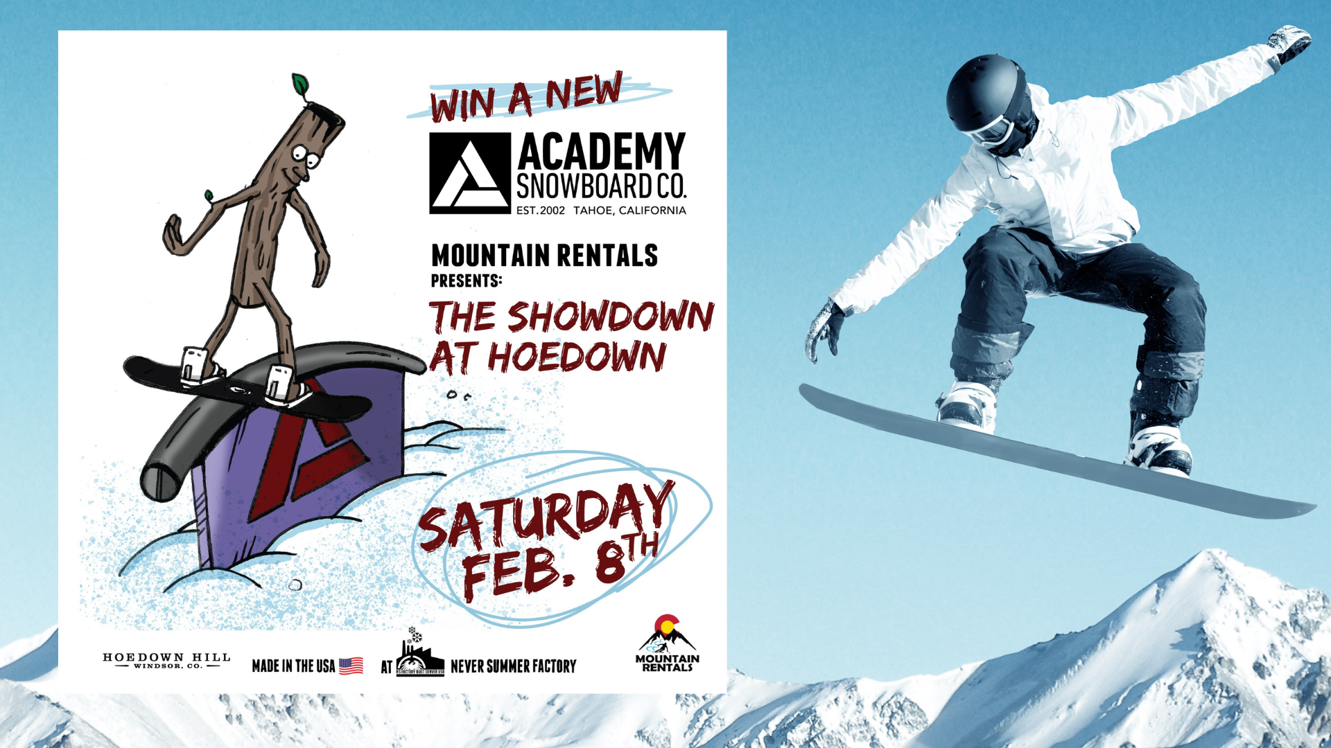 Mountain Rentals presents Academy Boards Rail Jam